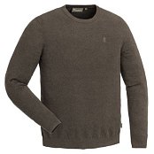Svetr PINEWOOD Värnamo Crewneck 5049-207 hnědý vel. M