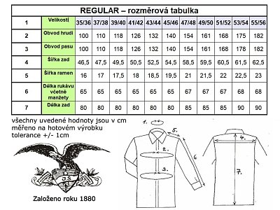 Košile LUKO 252207 hnědý manšestr vel. 45