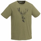 Triko PINEWOOD Red Deer 5038-713 olivové vel. S