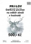 Dárkový poukaz v hodnotě 500,-