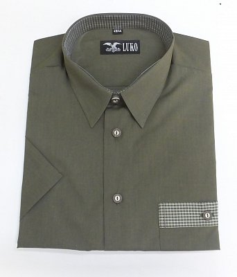 Košile LUKO 064125 krátký rukáv vel. 45/46