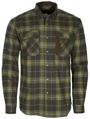 Košile PINEWOOD Cornwall 9435-728 Olive/Terracotta vel.  3XL