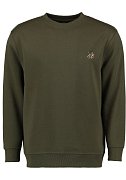 Mikina ORBIS 428001-3932/55 zelená s motivem divočáka vel. XXL