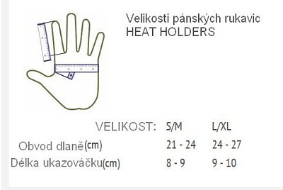 Rukavice HEAT HOLDERS Thermo HHPR607 vel. L/XL