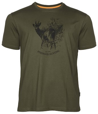 Triko PINEWOOD Roe Deer 5455-107 olivové vel. 4XL