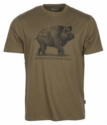 Triko PINEWOOD Wildboar 5508-713 olivové vel.  S