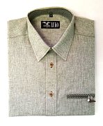 Košile LUKO 134125 zelená KR vel.  45