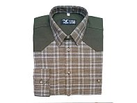 Košile LUKO 222204-2 flanel dlouhý rukáv vel.  39