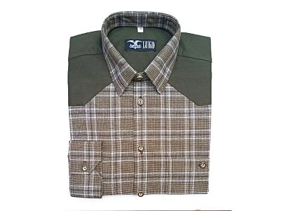Košile LUKO 222204-2 flanel dlouhý rukáv vel.  46