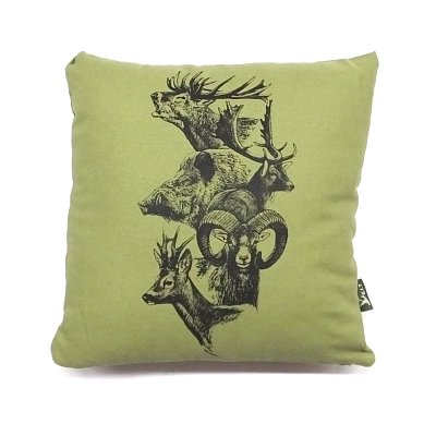 Polštářek C.I.T s motivem spárkaté zvěře